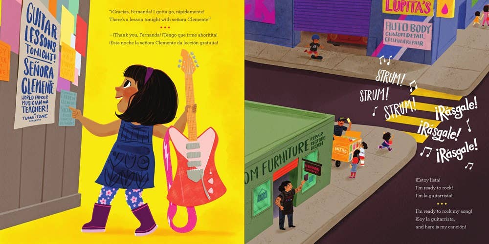 La Guitarrista, The Rock Star by Lucky Diaz