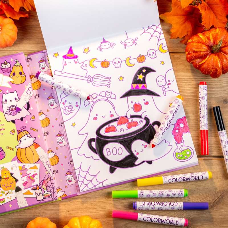 ColorWorld: Spooky Sweet Halloween Coloring Set