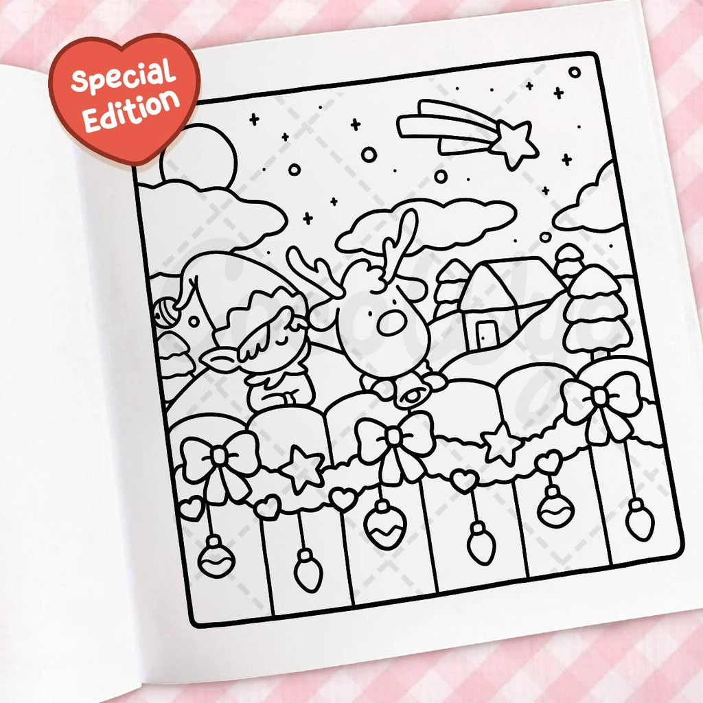 Cozy Christmas Coloring Book