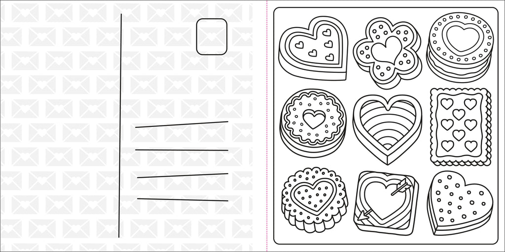Super Cuties: A Cozy Coloring Book about Love