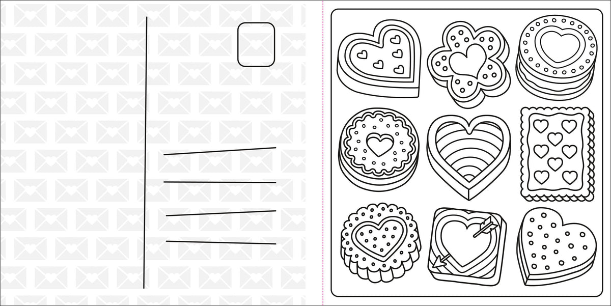 Super Cuties: A Cozy Coloring Book about Love