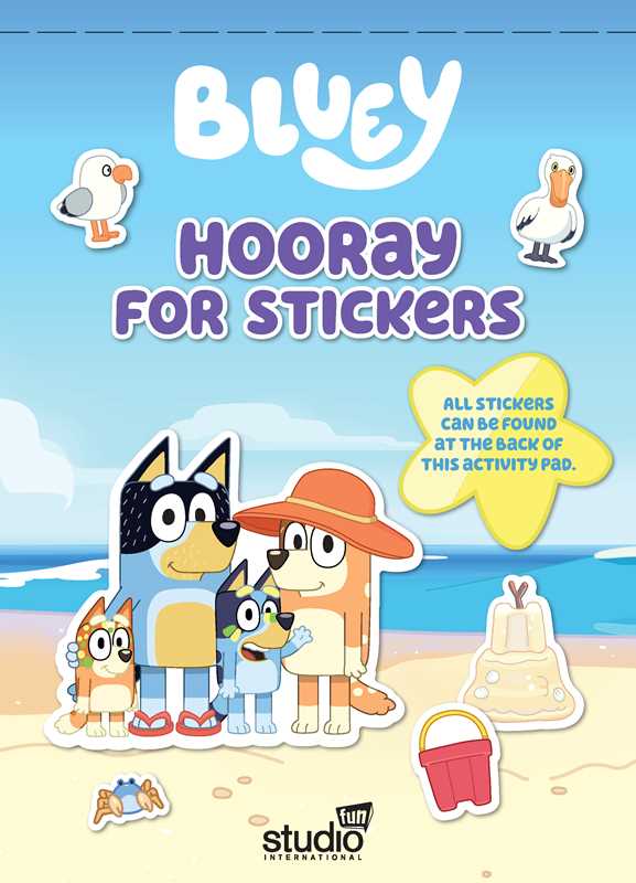 Bluey: Hooray for Stickers by Dienesa Le