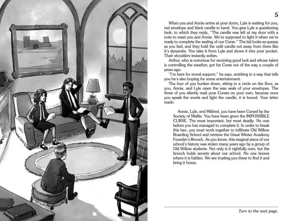 The Curse of Great Winter Academy by Jessika Fleck