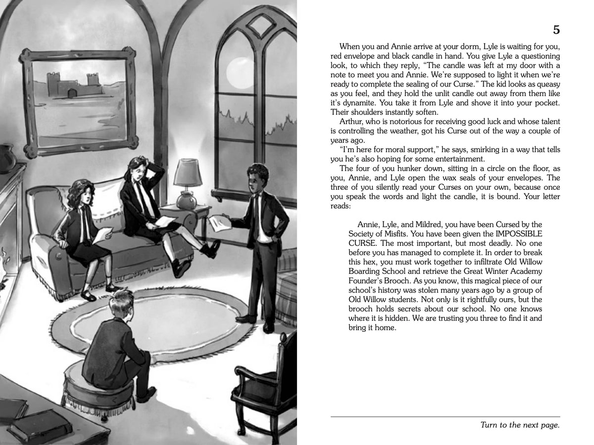 The Curse of Great Winter Academy by Jessika Fleck