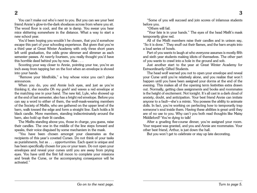 The Curse of Great Winter Academy by Jessika Fleck