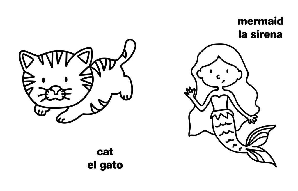 My First Big Book of Bilingual Coloring: Spanish by Little Bee Books