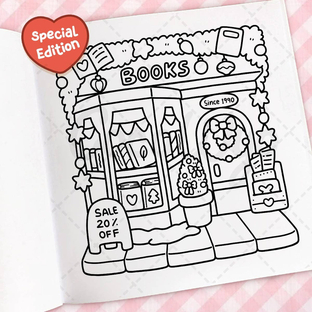 Cozy Christmas Coloring Book