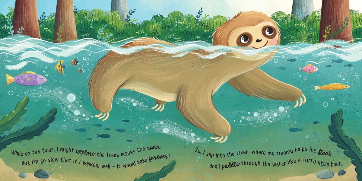 I Love Being a Sloth: Padded Board Book by Em Bruce