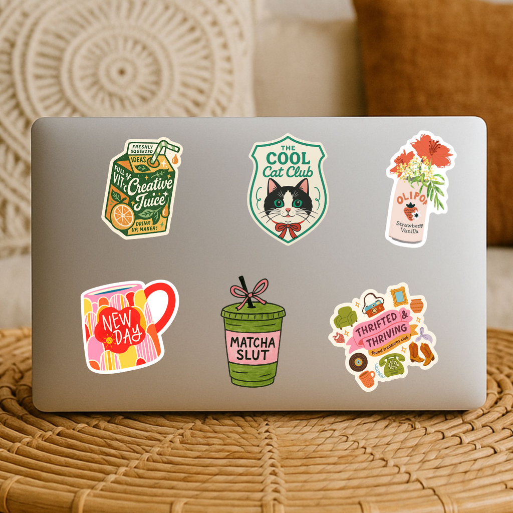 Drink Up, Maker! Creative Juice Sticker