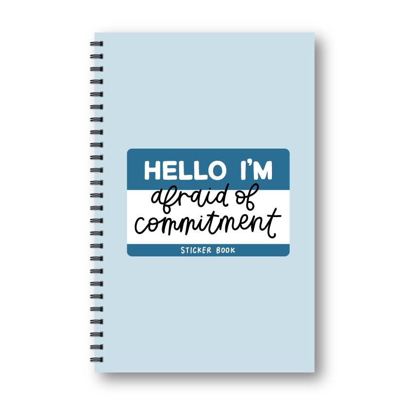 Afraid of Commitment Sticker Book
