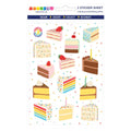 Cake it Away Sticker Sheet