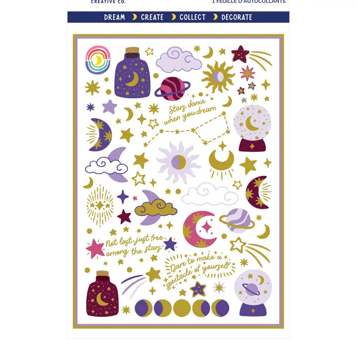 Cosmic Dreams Sticker Sheet
