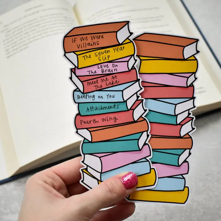 Book Stack Bookmark