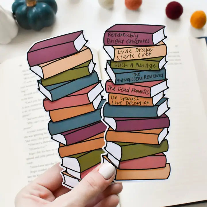 Book Stack Bookmark