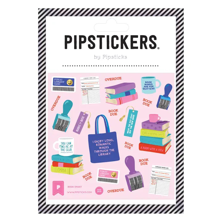 Book Smart Sticker Sheet