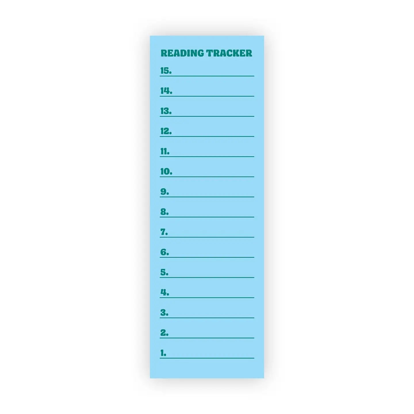 Book Tower Reading Tracker Bookmark with Stickers