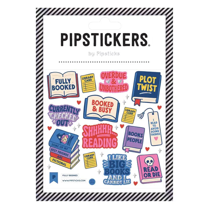 Fully Booked Sticker Sheet