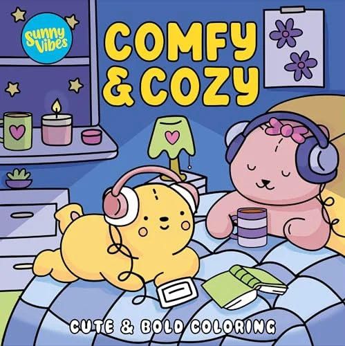 Comfy & Cozy: Cute and Bold Coloring (Sunny Vibes)
