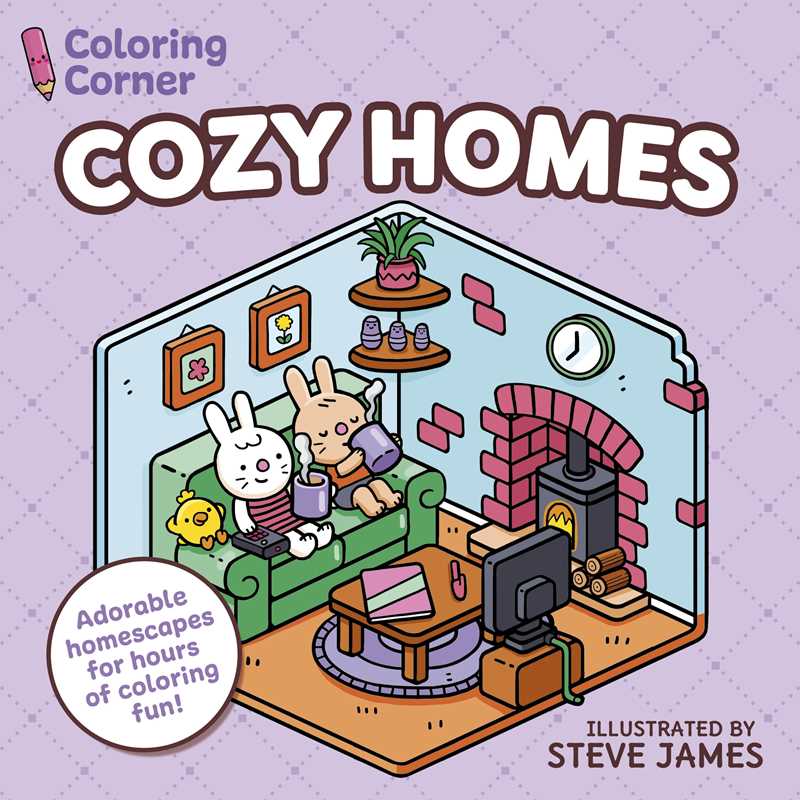 Coloring Corner: Cozy Homes Coloring Book