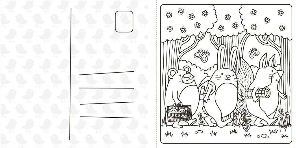 Super Cuties Cozy Springtime Coloring Book