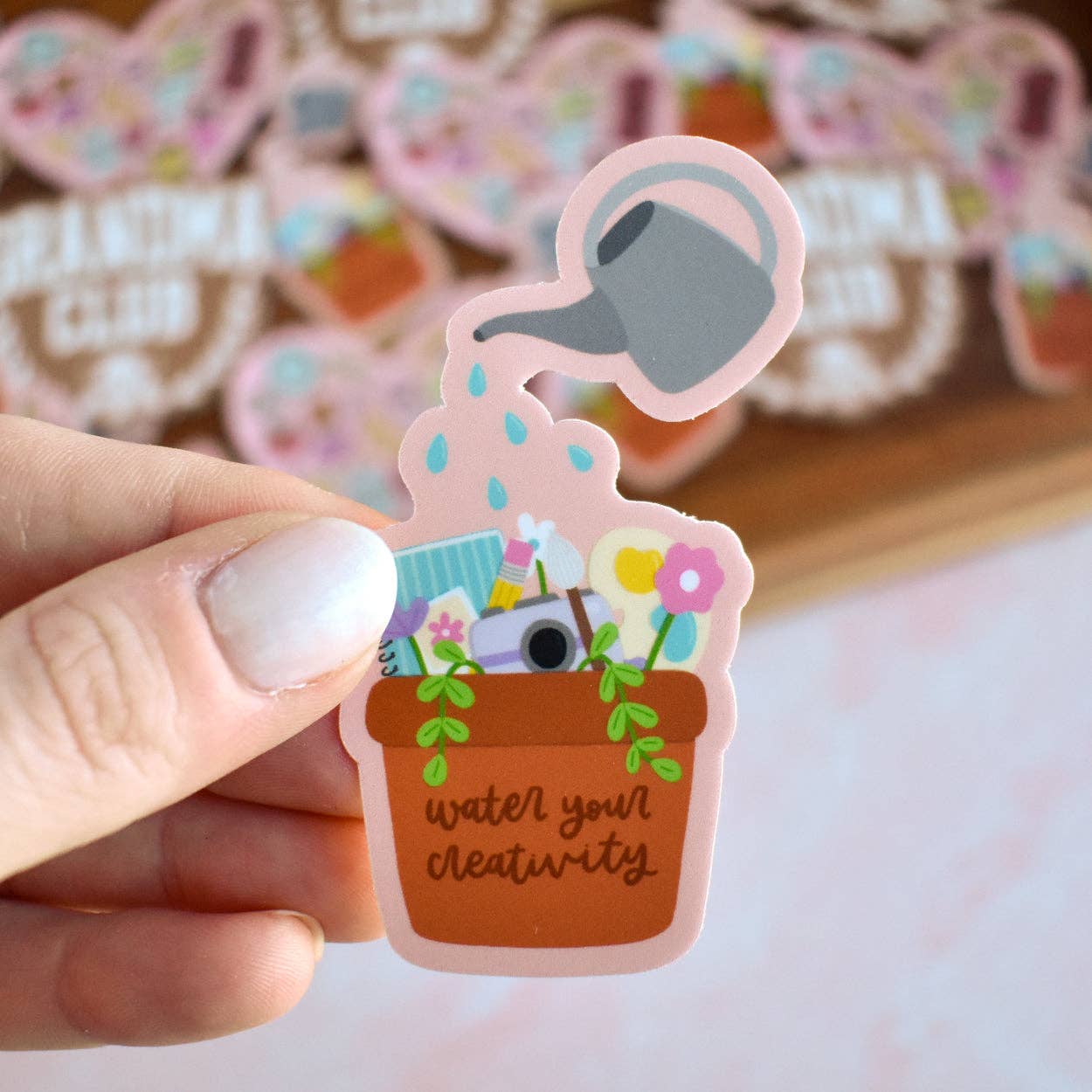Water Your Creativity Sticker