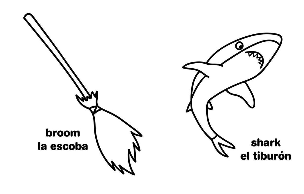 My First Big Book of Bilingual Coloring: Spanish by Little Bee Books