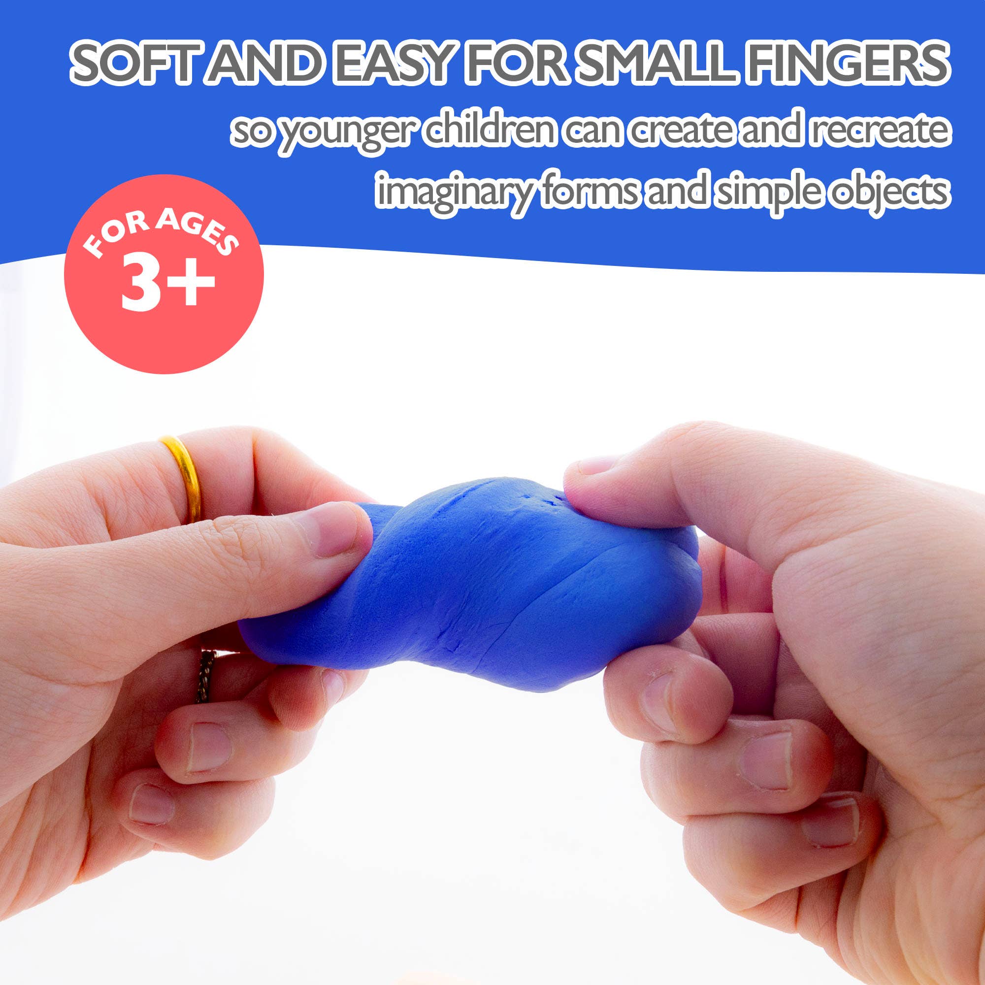 Primary Color Air Dry Modeling Clay