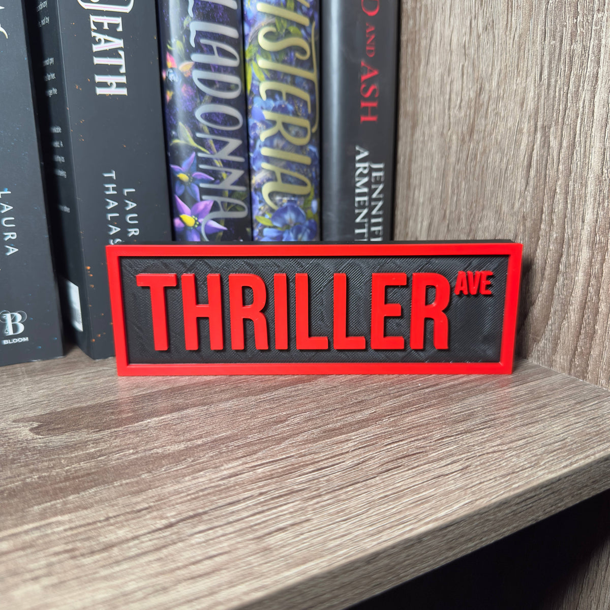 Thriller Street Sign | Bookshelf Decor